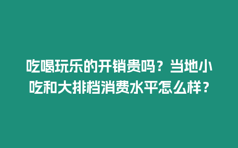 吃喝玩樂的開銷貴嗎？當地小吃和大排檔消費水平怎么樣？