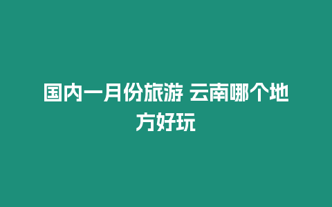 國內一月份旅游 云南哪個地方好玩