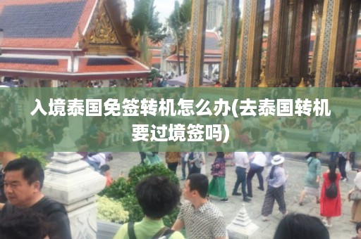 入境泰國免簽轉機怎么辦_去泰國轉機要過境簽嗎插圖 0b8296779214dbb5309edc0936a611b8.jpg