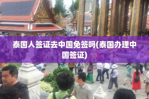 泰國人簽證去中國免簽嗎_泰國辦理中國簽證插圖 253809e5209afc46f75675bd5f8cad7b.jpg