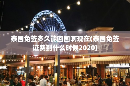 泰國(guó)免簽多久能回國(guó)啊現(xiàn)在_泰國(guó)免簽證費(fèi)到什么時(shí)候2024插圖 45b0cfd859f3e77fcfbaa5ceda1b0ccf.jpg