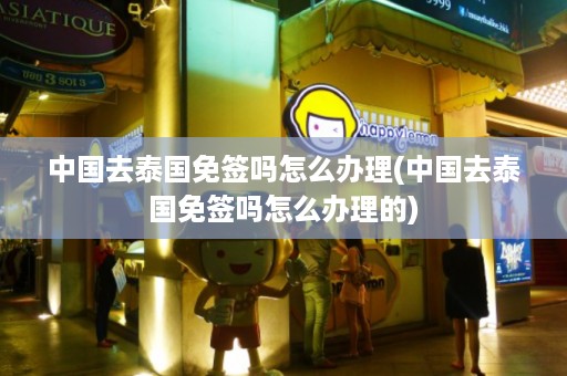 中國去泰國免簽嗎怎么辦理_中國去泰國免簽嗎怎么辦理的插圖 6819f38ee739fca1fcd46f3810ed9cdd.jpg