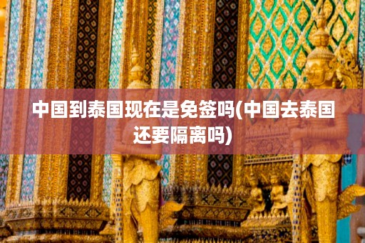 中國到泰國現(xiàn)在是免簽嗎_中國去泰國還要隔離嗎插圖 9de2026ea2049e4ce8a5c8f1ff2a2272.jpg