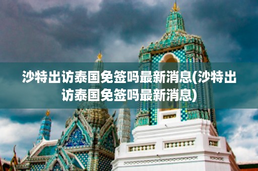 沙特出訪泰國免簽嗎最新消息_沙特出訪泰國免簽嗎最新消息插圖 ae9199caf829fd6a4d7be8aaed0c7025.jpg