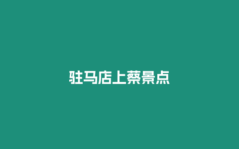 駐馬店上蔡景點(diǎn)