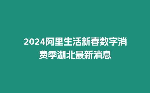 2024阿里生活新春數(shù)字消費季湖北最新消息