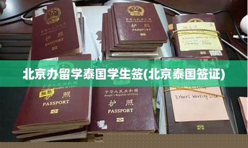 泰國學生簽北京要一個月(泰國學生簽證多少錢)