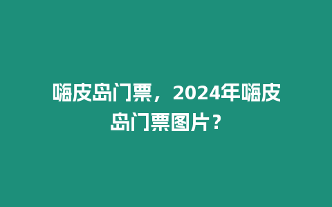 嗨皮島門票，2024年嗨皮島門票圖片？