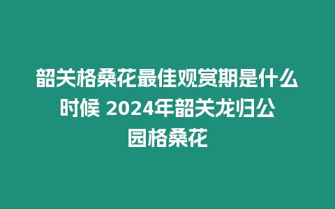 韶關(guān)格桑花最佳觀賞期是什么時(shí)候 2024年韶關(guān)龍歸公園格桑花