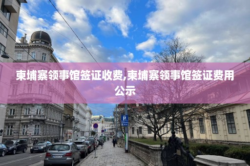 柬埔寨領(lǐng)事館簽證收費,柬埔寨領(lǐng)事館簽證費用公示